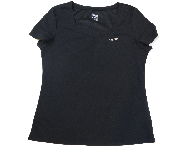 295  CRIVIT  czarny sportowy t-shirt  40/42