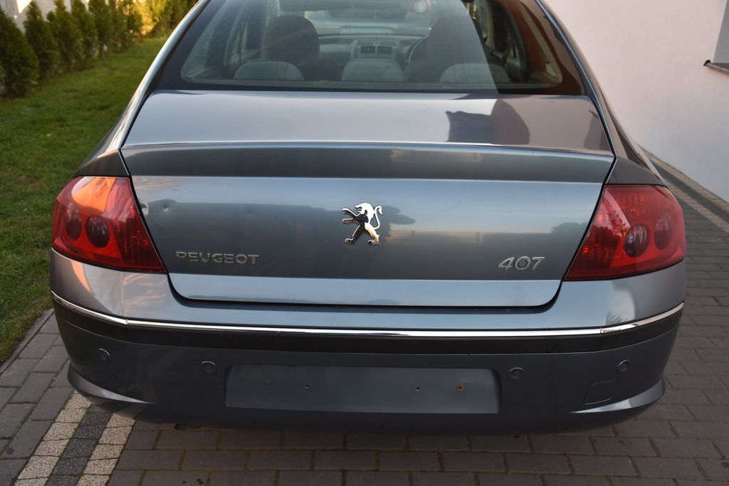 Peugeot 407 Sedan Zderzak Tyl Tylny Ezwd Pdc 7088072621 Oficjalne Archiwum Allegro