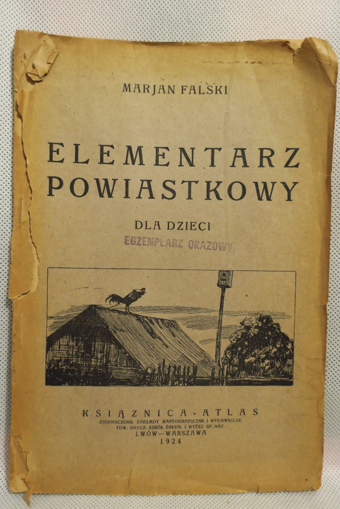 FALSKI MARIAN MARJAN 1924 ELEMENTARZ POWIASTKOWY