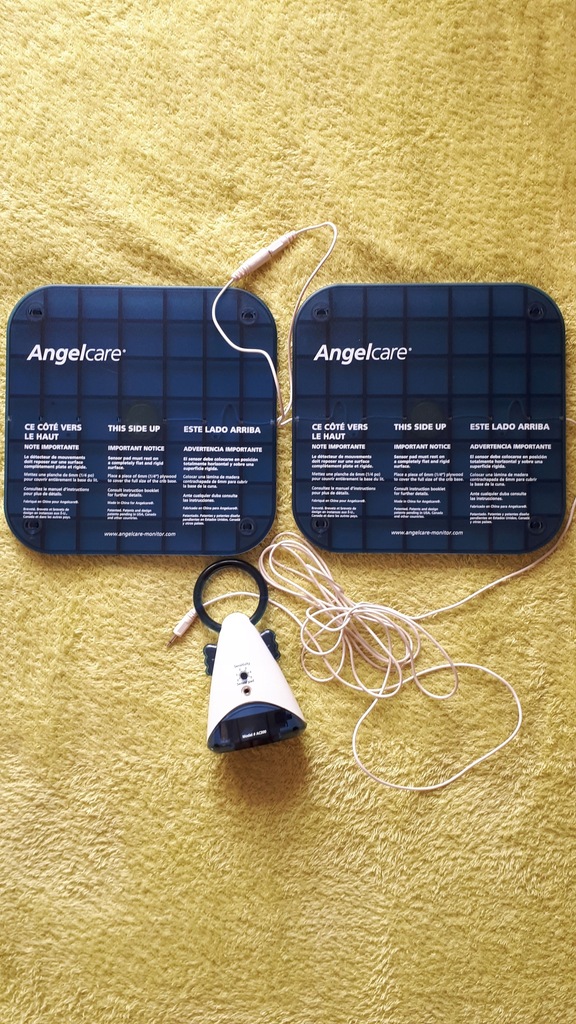 Monitor oddechu Angelcare AC300 zestaw 2 płytki