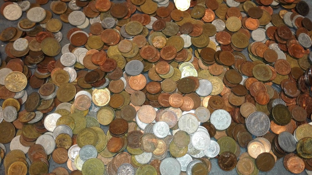 Niemcy - monety na kilogramy 1 kg - 50 zł