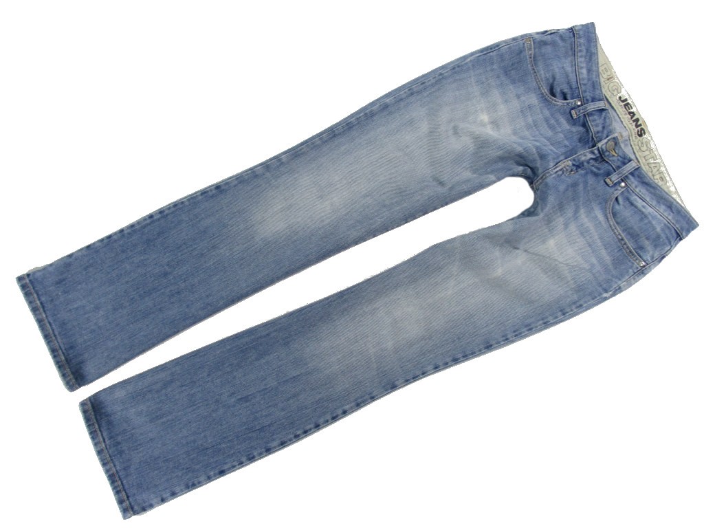 BIG STAR EXTRA LOW Spodnie Bootcut Jeans 28/32
