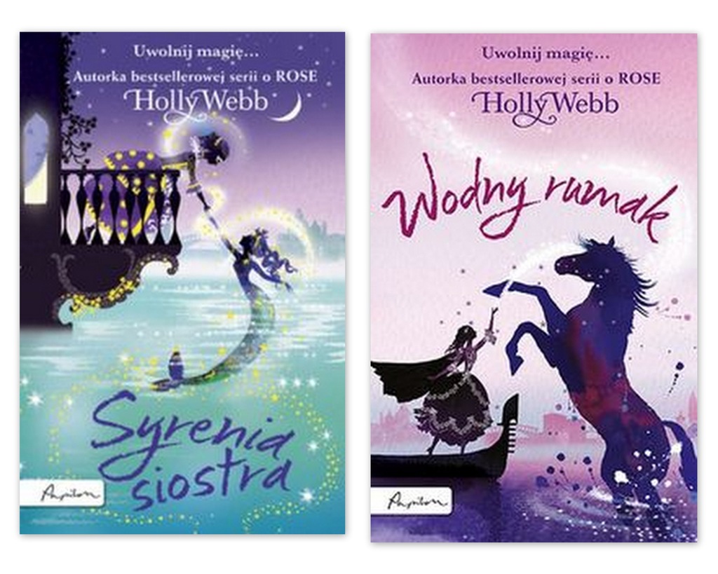 HOLLY WEBB Wodny Rumak+Syrenia Siostra Wenecja