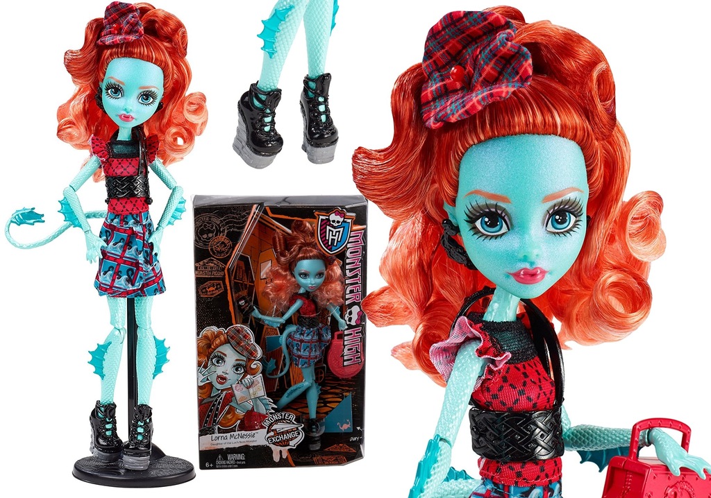 MONSTER HIGH Lalka LORNA MCNESSIE Upiorka CDC36
