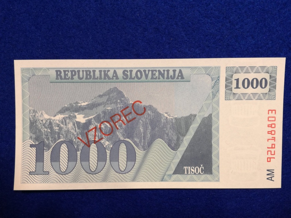 Słowenia 1000 Tolar 1990 r. Wzór. 399/1