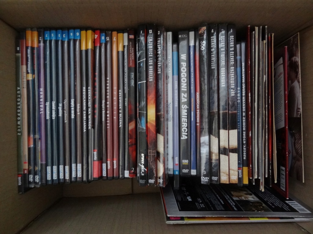 zestaw 35 filmów dvd BCM kolekcja A na prezent