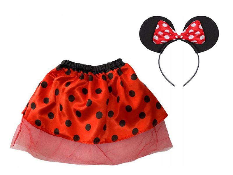 Jak Przebrac Dziecko Za Myszke Minnie STRÓJ MYSZKA MINNIE SPÓDNICZKA OPASKA 2el - 7289953411 - oficjalne