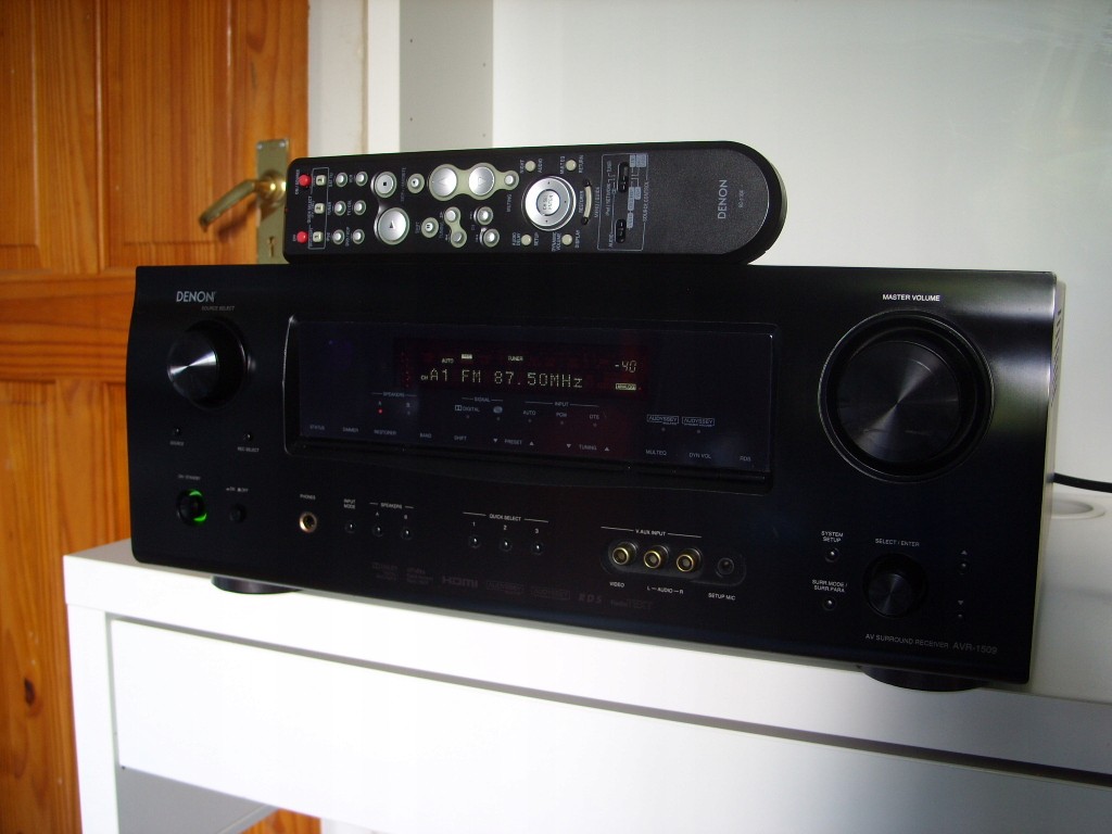 AMPLITUNER DENON AVR-1509+PILOT+INSTRUKCJA