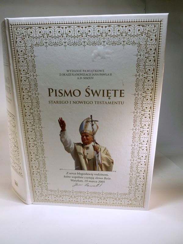 PISMO ŚWIĘTE WYDANIE PAMIĄTKOWE KANONIZACJA JP2