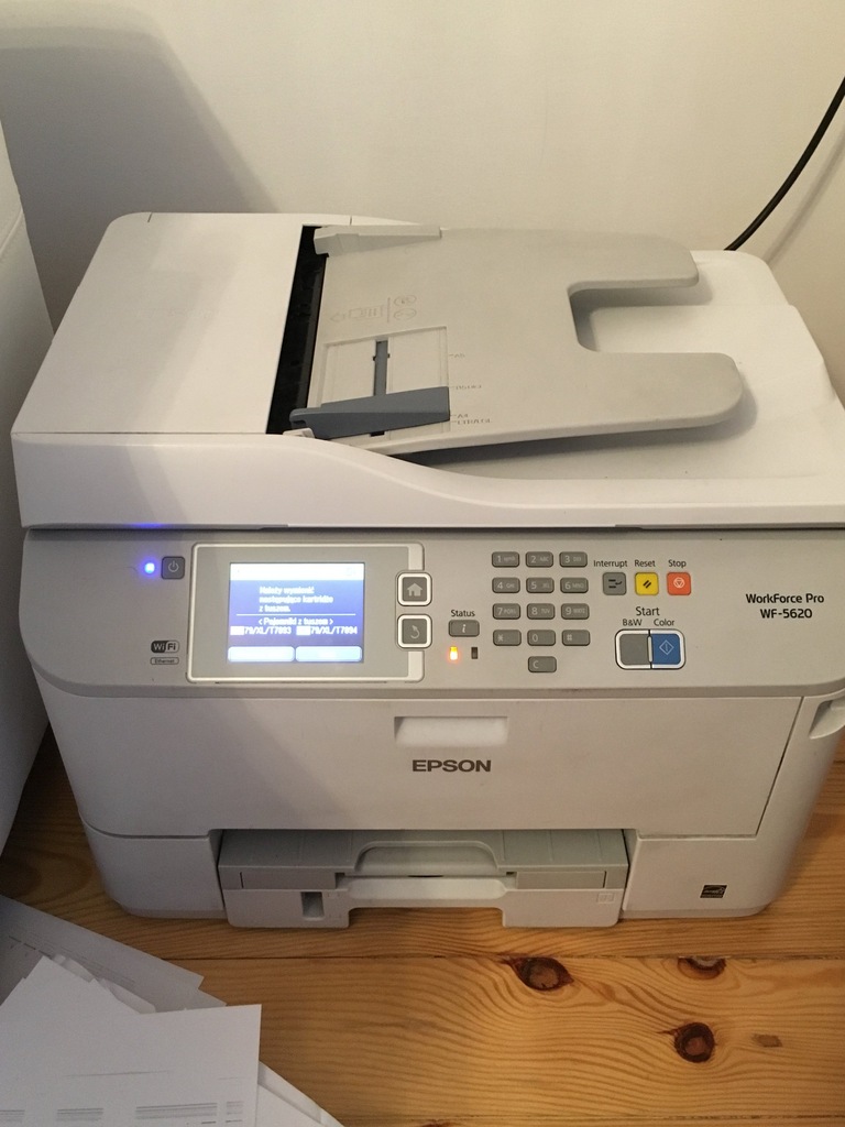 Epson WorkForce Pro WF-5620DWF zaschnięta głowica