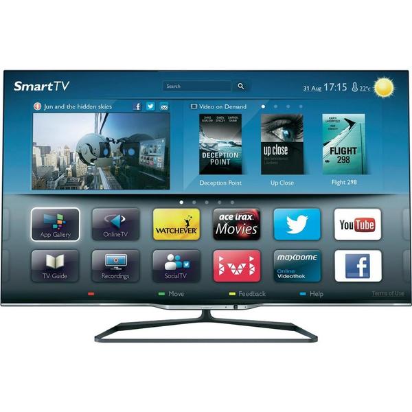 SMART TV PHILIPS 55PFL7008K 55'' FHD WiFi 700Hz 3D