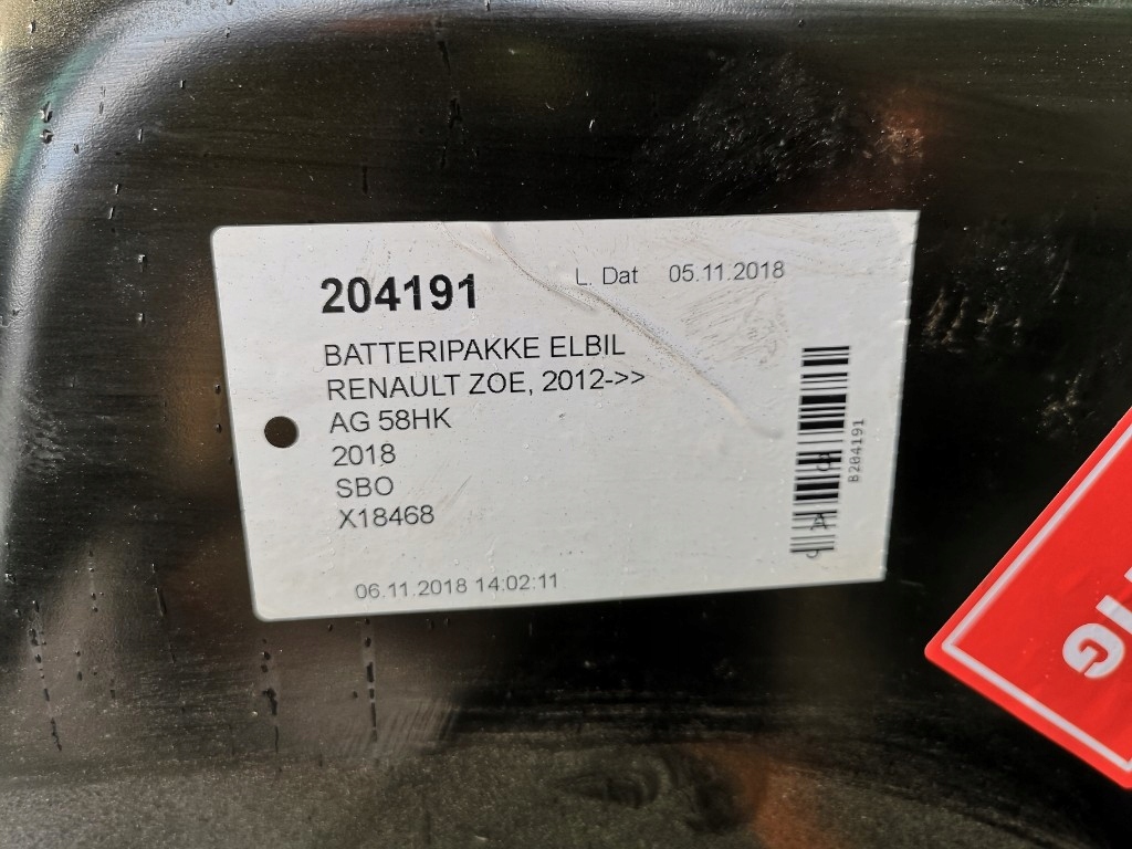 Renault ZOE 41 kWh 2018 400km Bateria / Akumulator