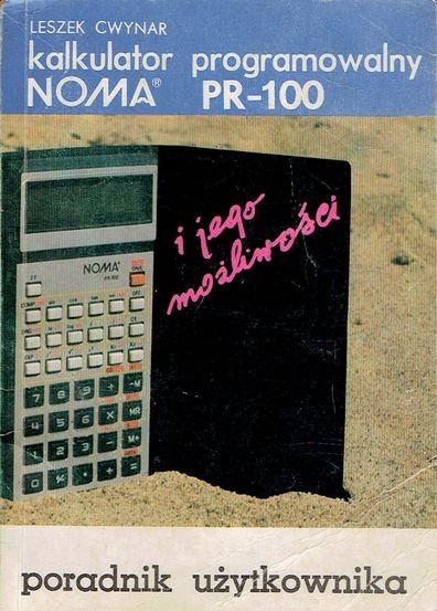 KALKULATOR PROGRAMOWALNY NOMA PR-100 poradnik użyt