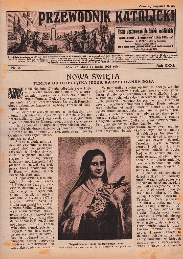 P.K. 1925 20 Częstochowa Poznań Starogard Osie