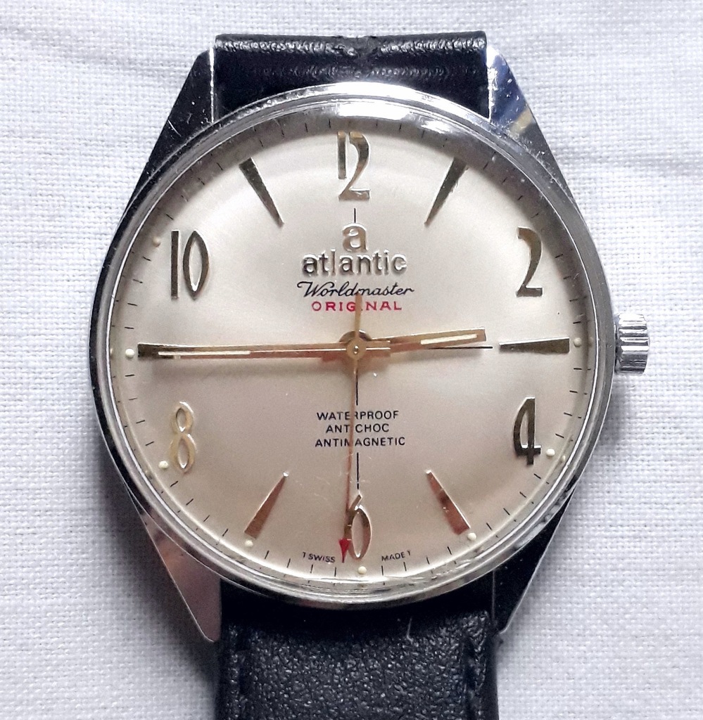 Zegarek Atlantic Worldmaster Original perłowy