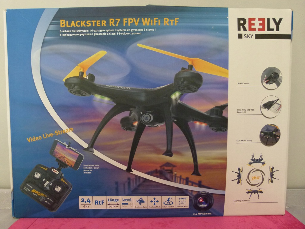 Dron Reely Blackster R7 - OKAZJA !!!