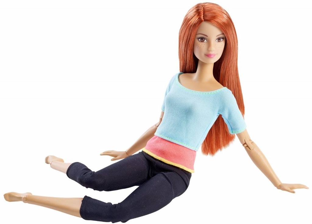 LALKA BARBIE MADE TO MOVE RED HAIR DPP74 3+