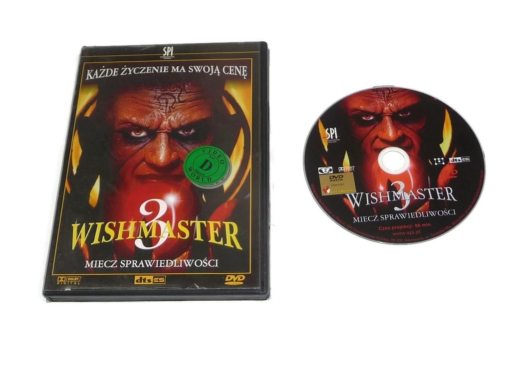 WISHMASTER 3 WŁADCA ŻYCZEŃ MIECZ SPRAWIEDLIWOŚCI ^