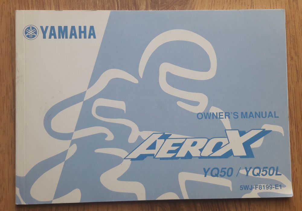 Yamaha YQ 50 Aerox instrukcja obsługi