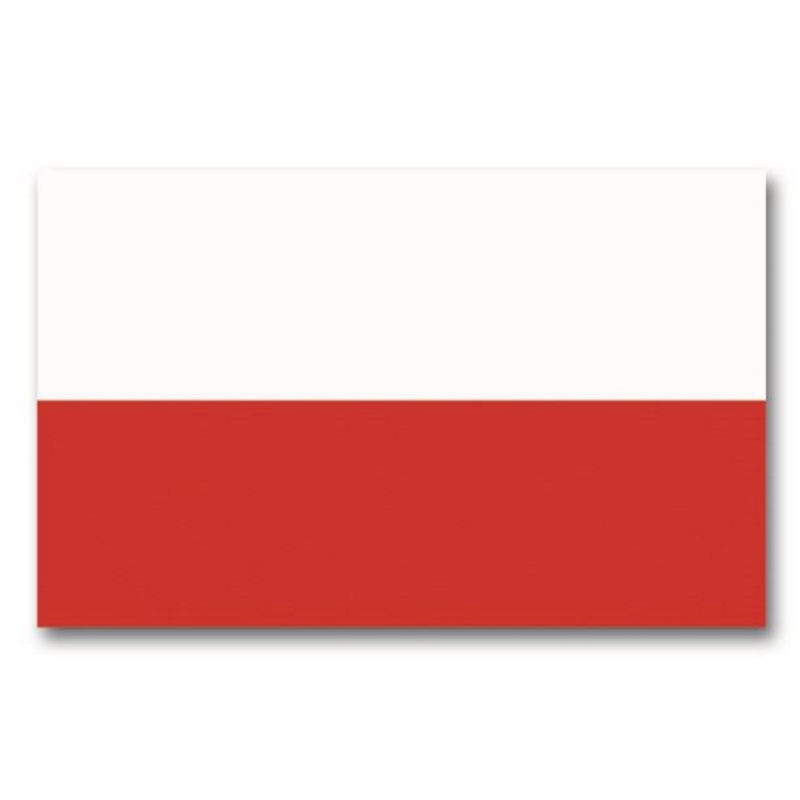 FLAGA POLSKI 150x90 Z OCZKAMI DO MONTAŻU MIL-TEC