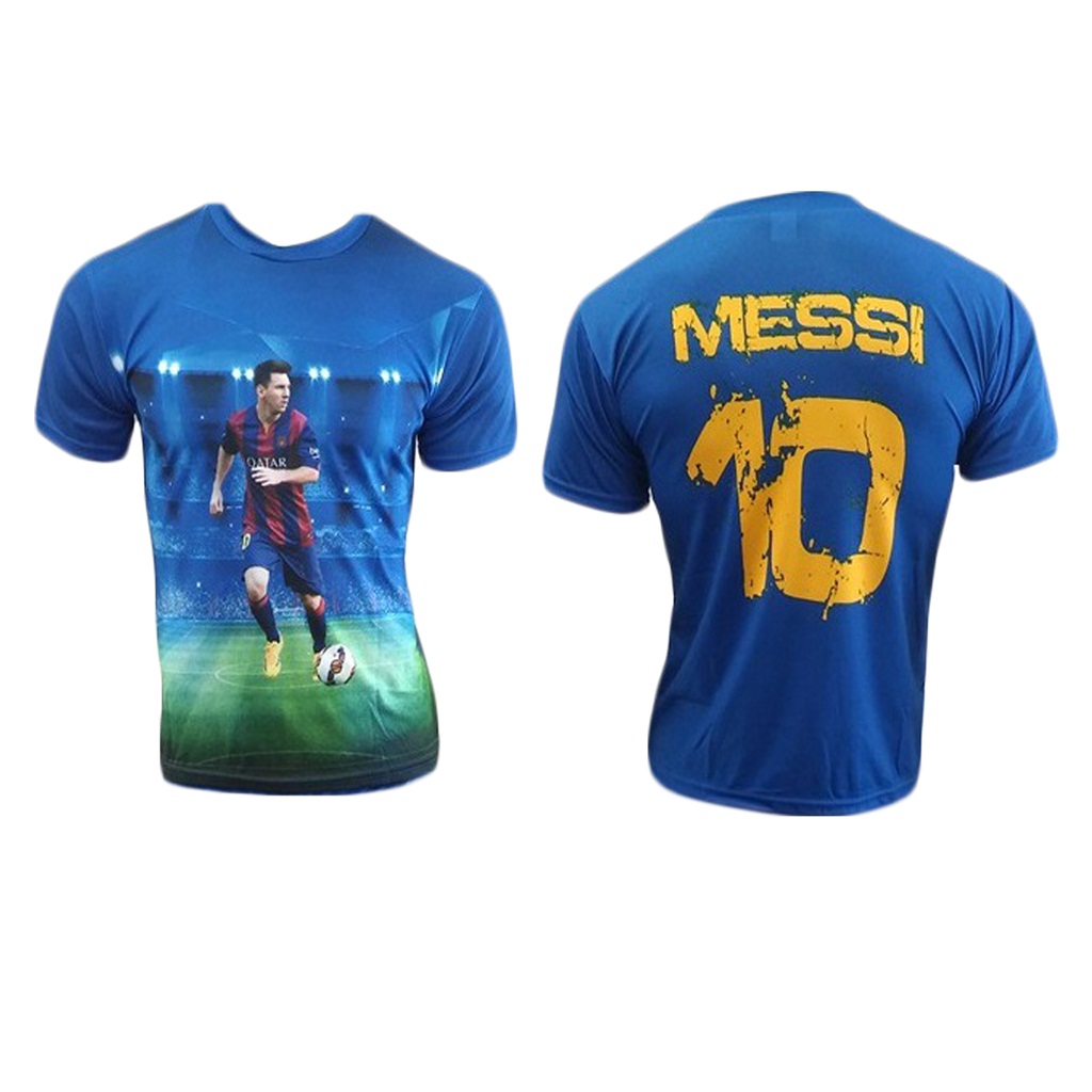 KOSZULKA MESSI BARCELONA 10 PHOTO Rozmiar 134 cm
