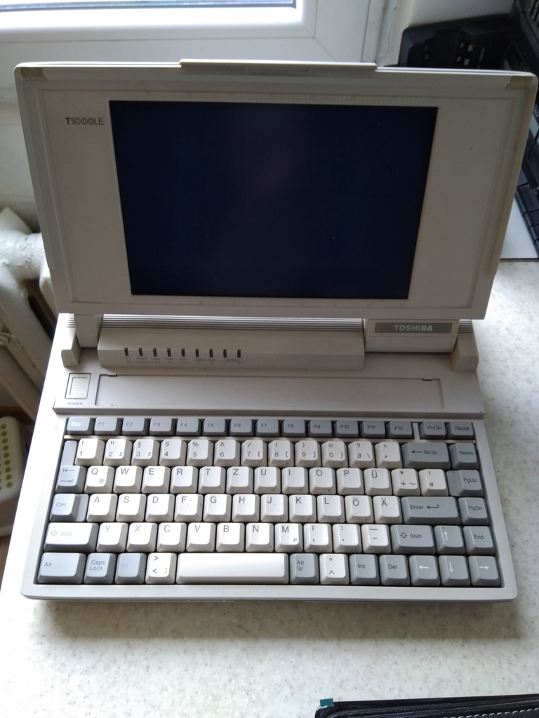 Toshiba T1000LE T1000 LE Pierwszy laptop retro 7325088177 oficjalne
