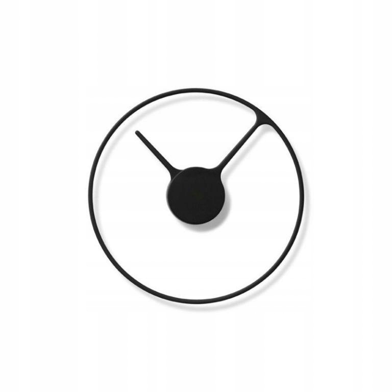 Stelton 'Lewitujący' Zegar Ścienny 30 cm Czarny