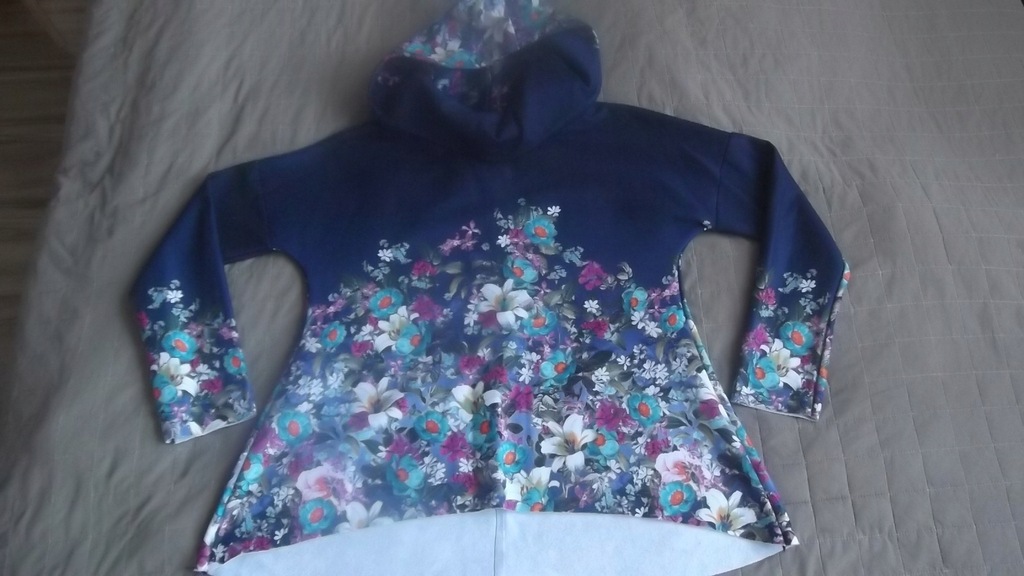 MOSQUITO - bluza oversize w kwiaty S