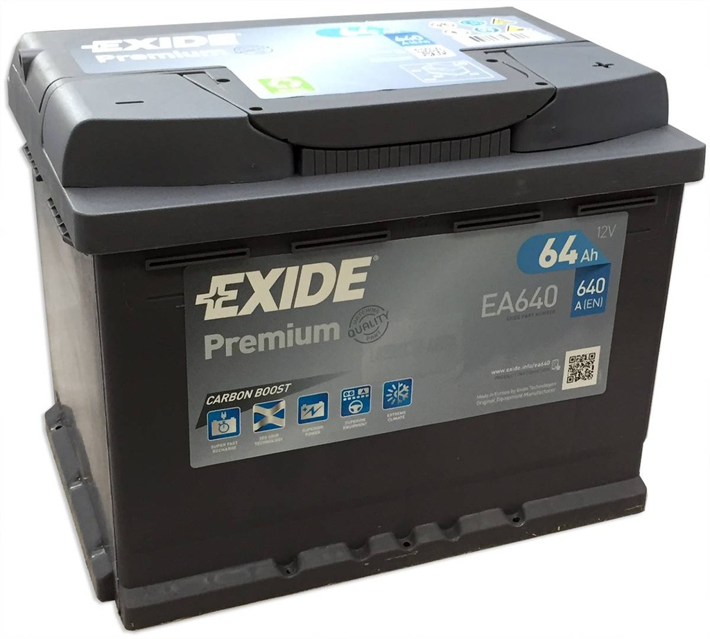 Аккумулятор exide premium ea640