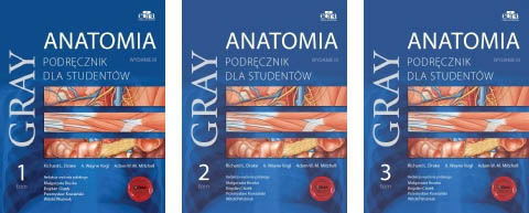 Anatomia Gray greya greja TOM 1 2 3 atlas anatomii