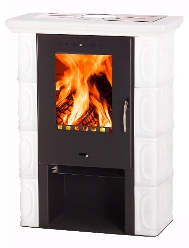 Piec kaflowy kominek koza ELDUR 10kW ivory
