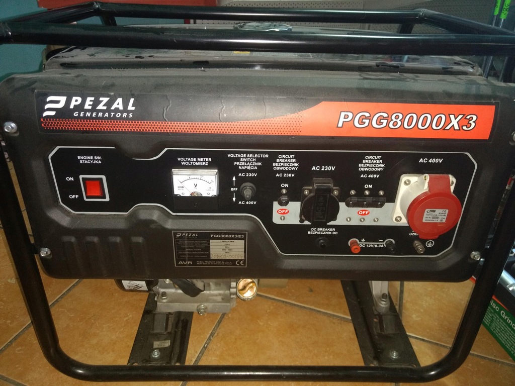 Agregat Prądotwórczy PGG 8000X3 Pezal