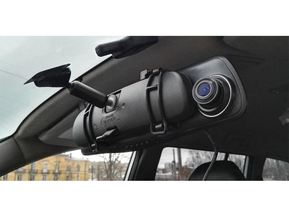 REJESTRATOR JAZDY KAMERA COFANIA LUSTERKO FULL HD - 7398642381