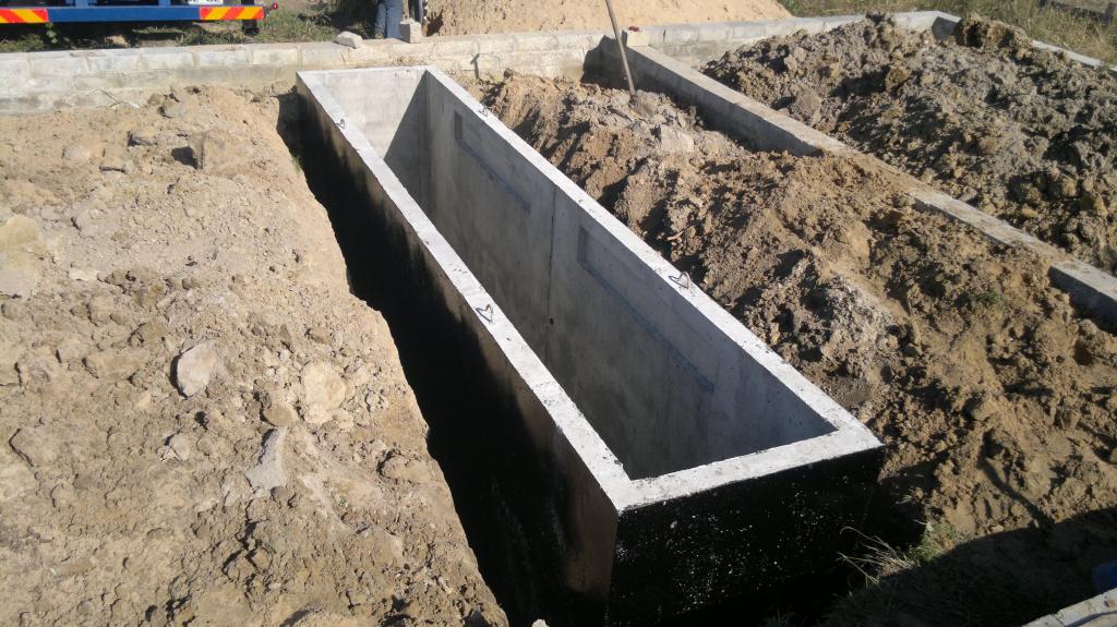 Kanał samochodowy szczelny betonowy NOWOŚĆ dł 5.54