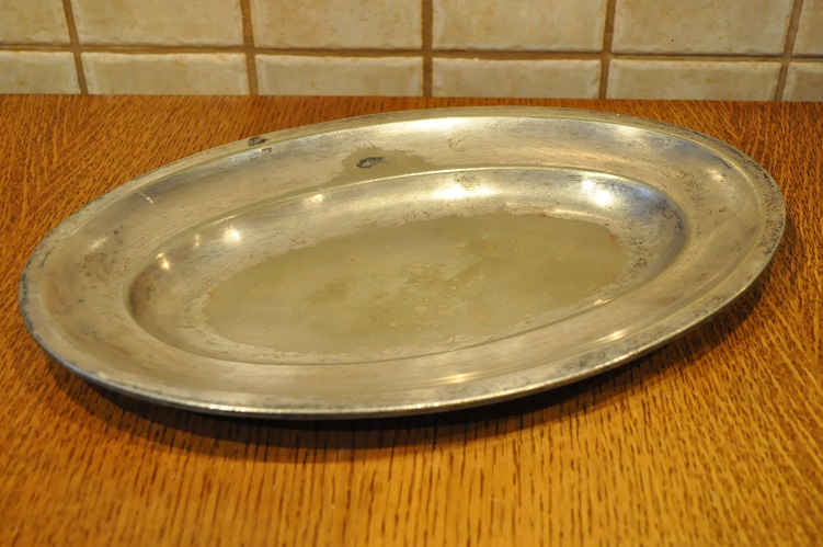 1896-1915 CIĘŻKI PLATEROWANY PÓŁMISEK FRAGET /238