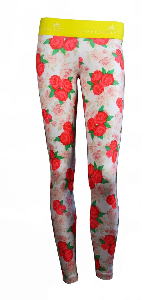 Spodnie damskie ADIDAS legginsy STELLA kwiaty 40/L