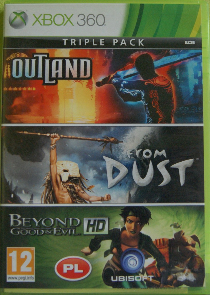 Outland, From Dust, Beyond HD - X-Box 360 - Rybnik