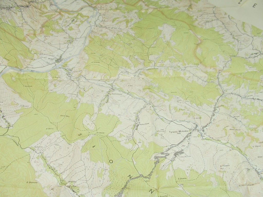 MAPA POWIAT SANOK ARKUSZ NR 3