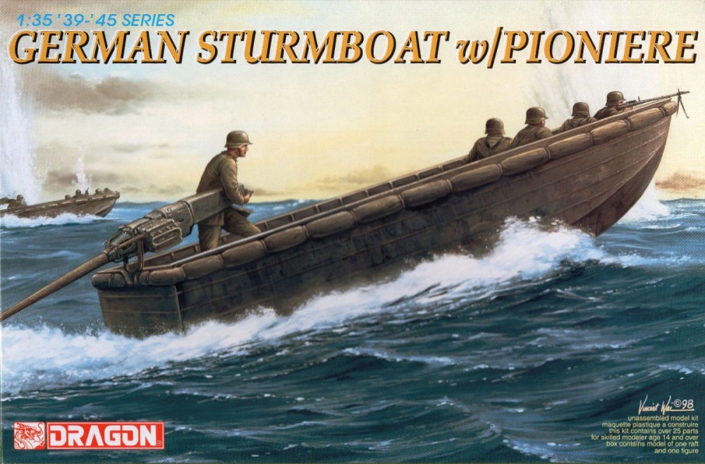 Dragon 6108 German Sturmboat w/Pioniere 1/35