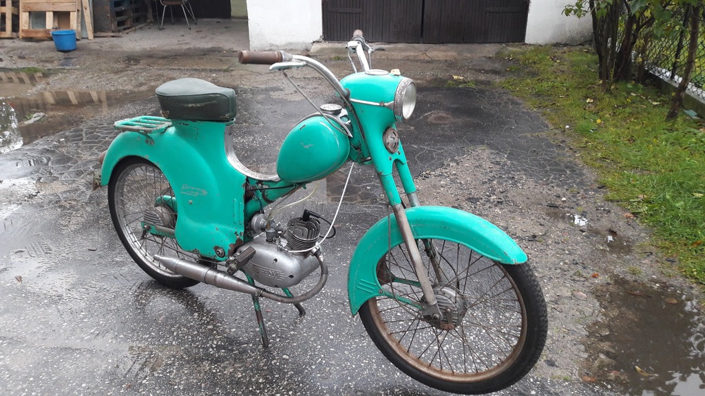 Motorower zabytkowy RYŚ 1959r - 7085291411 - oficjalne archiwum Allegro