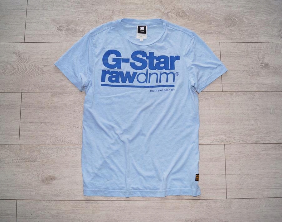 _G-STAR ___ t-shirt BŁĘKITNY M