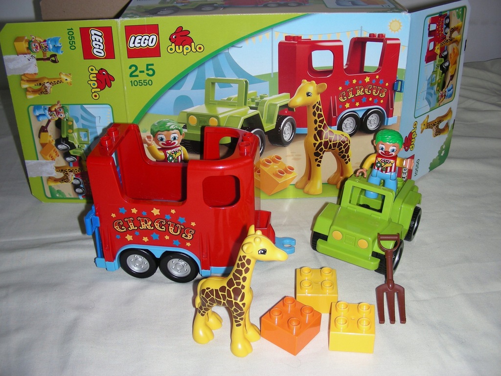 Klocki Lego Duplo 10550 Pojazd Cyrkowy Figurki