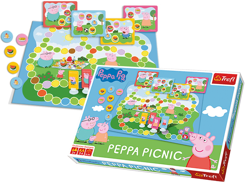Trefl GRA Planszowa ŚWINKA PEPPA PIKNIK PEPPY