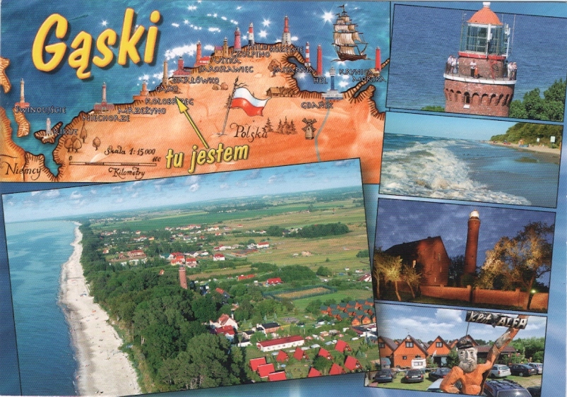 GĄSKI - LATARNIA + MAPA REGIONU - 2015R