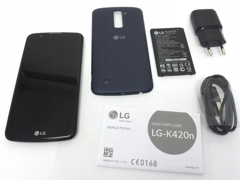 NOWY LG K10 K420n LTE 1,5/16GB czarny polski - 7663181092 - oficjalne