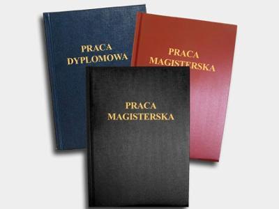 PRACA LICENCJACKA, Oprawa Okazja! Oprawa w 5min