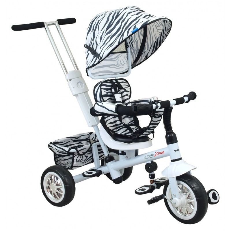 Rowerek trójkołowy Odyssey 360 BABY MIX B32 Zebra