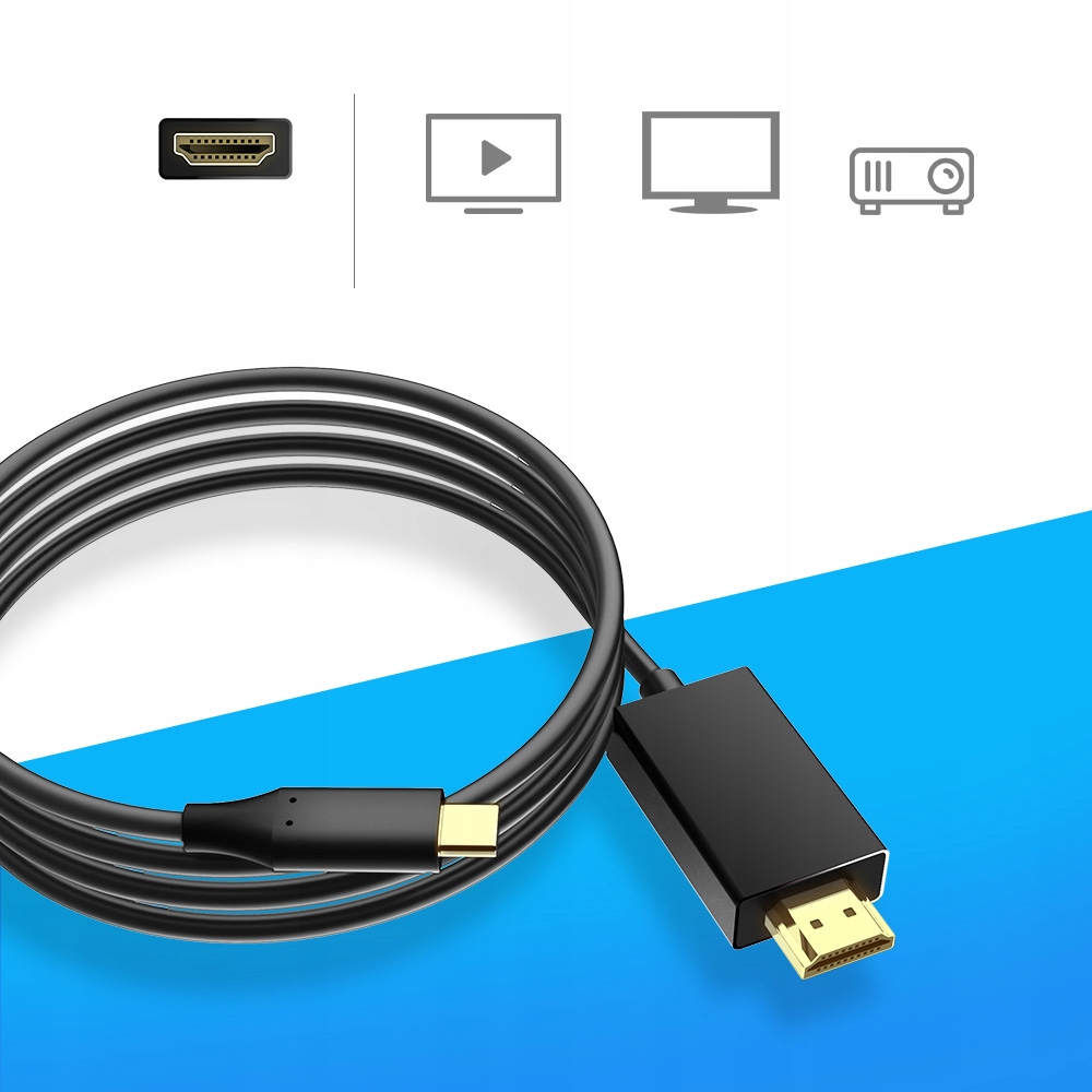 Кабель rock mhl конвертер usb-c для hdmi 4k 1.8m недорого ➤➤➤ Интернет  магазин DARSTAR