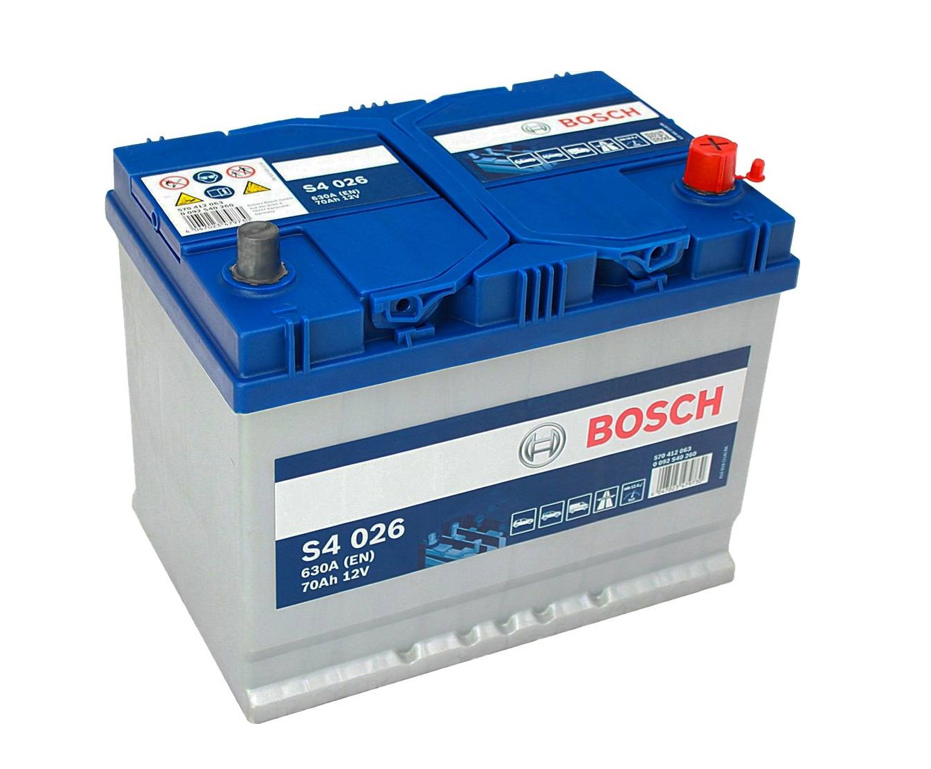 Batería de Coche Bosch 75Ah 630A EN S4026