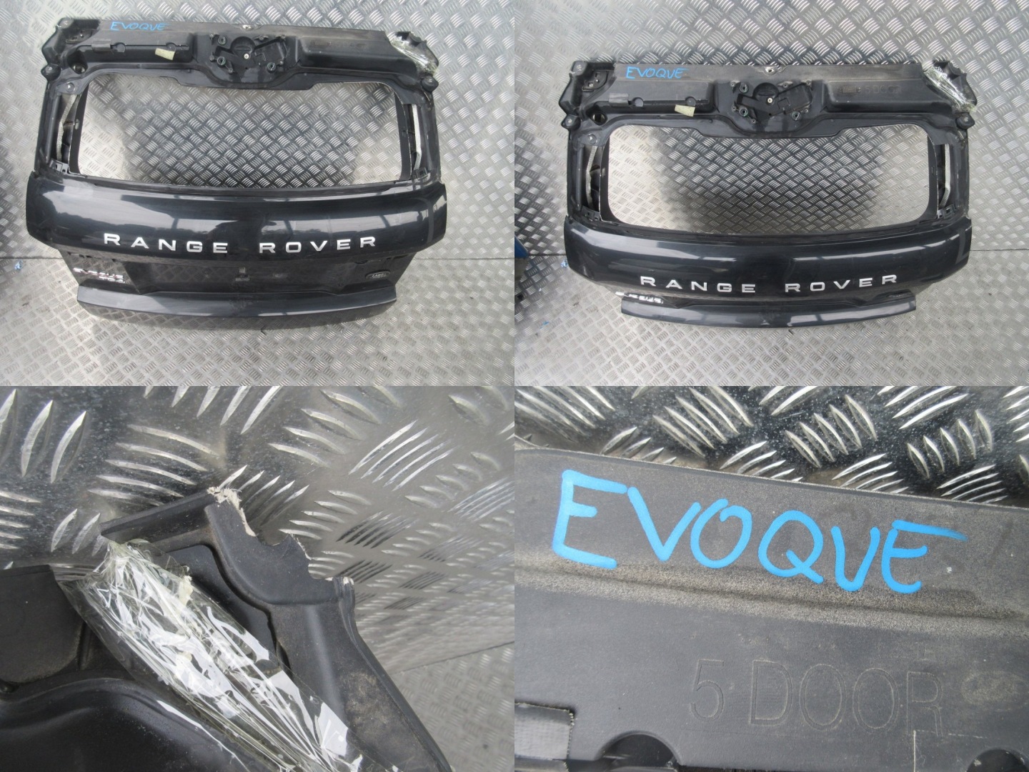 boot doors Range Rover Evoque 5d without windows damag.
